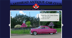 Desktop Screenshot of lakeheadantiquecarclub.com